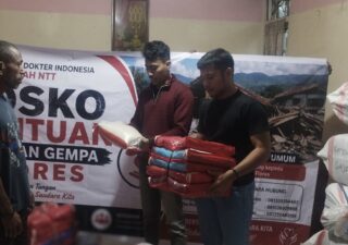 IDI Wilayah NTT Buka Posko Bantuan Korban Gempa Flores, Salurkan Logistik ke Warga Terdampak