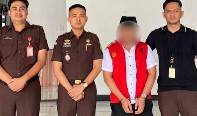 Terdakwa J perantara jual beli Narkotika jenis Sabu 1 Kg lebih divonis 15 tahun Majelis Hakim PN Pangkalan Bun Sukamara Kalimantan Tengah, dalam sidang Senin 31 Agustus 2026: Foto (Okezone.com/RN)