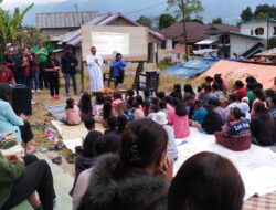 Di Tengah Puing Gempa, BPK Keuskupan Ruteng Ajak Umat Golo Rokat Kembali Dekat dengan Tuhan