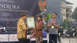Meneroka Elemen Nusantara Lewat 100 Karya Batik, Agung Suhartanto Catat Rekor Dunia LEPRID