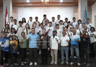 Lepas Kontingen Kempo ke Badung, Wali Kota Kupang: Bertarung dengan Mental Petarung, Pulang sebagai Kesatria
