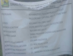 Pemkab Manggarai Alokasi Anggaran  1 Milliar Lebih untuk Bangun Jalan di Cibal Barat