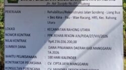 Demi Menjawab Kebutuhan Warga  Rahong Utara-Manggarai, PUPR Alokasi Anggaran 4 Milliar untuk Bangun Jalan