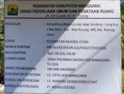 Demi Menjawab Kebutuhan Warga  Rahong Utara-Manggarai, PUPR Alokasi Anggaran 4 Milliar untuk Bangun Jalan