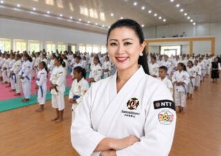 Ketua Umum Pengprov PERKEMI NTT Julie Sutrisno Laiskodat Siapkan Atlet Kempo Menuju Nagoya  dan PON 2028 Lewat LLMC III